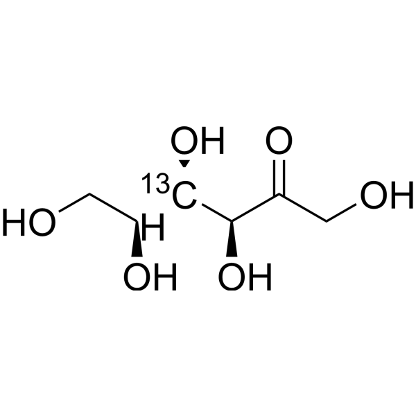 (3S,4R,5S)-1,3,4,5,6-Pentahydroxyhexan-2-one-13C 478506-34-2